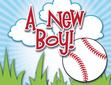 Printable Baseball Birth Announcement