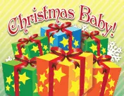 Christmas Presents Birth Announcement